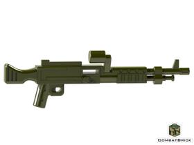 Katonai zöld M240 géppuska