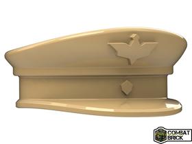 Bézs WWII US Army Officer Visor Cap