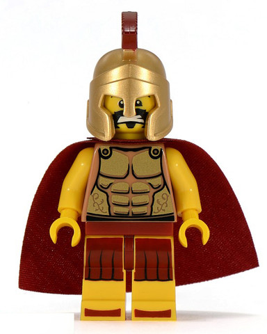 LEGO® Minifigurák col018 - Spártai Harcos - kiegészítő nélkül
