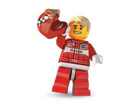 Minifigura 3. sorozat - Autóversenyző