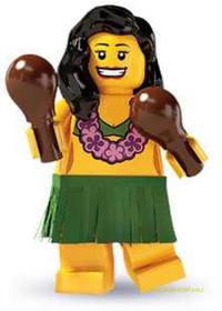 Minifigura 3. sorozat- Hula táncos
