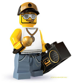 Minifigura 3. sorozat- Rapper