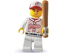 Minifigura 3. sorozat - Baseball játékos