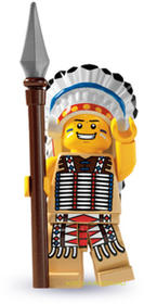 Minifigura 3. sorozat- Indián főnök