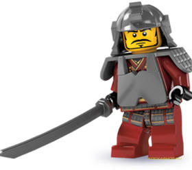 Minifigura 3. sorozat- Szamuráj harcos