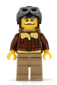 Minifigura 3. sorozat- Pilóta (kieg.nélkül)