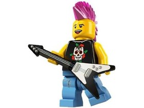 Minifigura 4. sorozat - Punk rocker