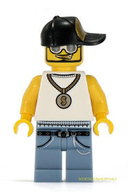 Minifigura 3. sorozat- Rapper (kieg.nélkül)