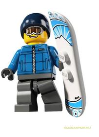 Minifigura 5. sorozat - Snowboardos