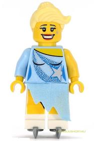 Minifigura 4. sorozat - Korcsolyázónő (kieg.nélkül)