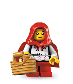 Minifigura 7. sorozat - Piroska - a nagymama látogatója