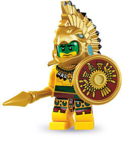Minifigura 7. sorozat - Azték harcos
