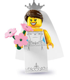 Minifigura 7. sorozat - Menyasszony
