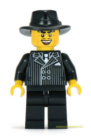 Minifigura 5. sorozat- Gengszter (kieg.nélkül)