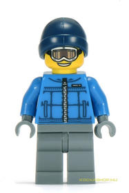 Minifigura 5. sorozat- Snowboardos (kieg.nélkül)