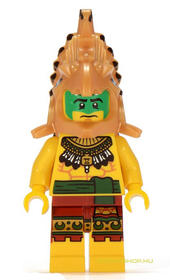 LEGO Minifigura 7. sorozat - Azték harcos (kieg.nélkül)