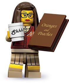 Minifigura 10. sorozat - Könyvtárosnő