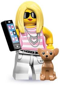 Minifigura 10. sorozat - Trendsetter