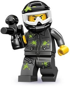 Minifigura 10. sorozat - Paintball játékos
