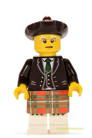LEGO Minifigura 7. sorozat - Skótdudás (kieg.nélkül)