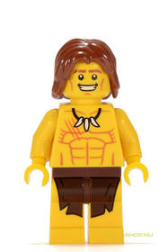 LEGO Minifigura 7. sorozat - Dzsungel fiú majommal (kieg.nélkül)