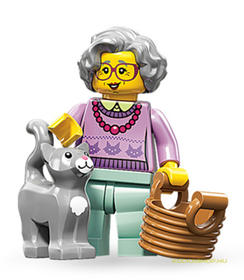 Minifigura 11. sorozat - Nagymama