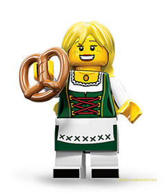 Minifigura 11. sorozat - Pereces lány