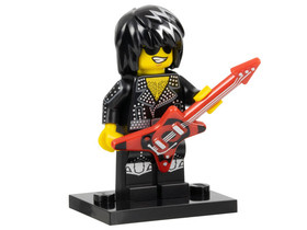 Minifigura 12. sorozat - Rocksztár