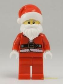 LEGO Minifigura 8. sorozat - Télapó (kieg.nélkül)