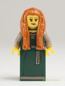 Minifigura 9. sorozat - Erdei harcos lány (kieg.nélkül)