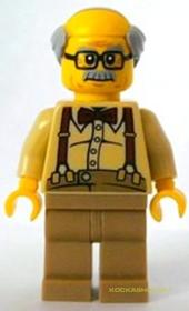 Minifigura 10. sorozat - Nagypapa (kieg.nélkül)