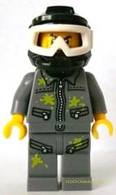 Minifigura 10. sorozat - Paintball játékos (kieg.nélkül)
