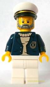 Minifigura 10. sorozat - Tengerészkapitány (kieg.nélkül)