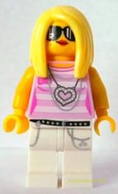Minifigura 10. sorozat - Plázacica (kieg.nélkül)