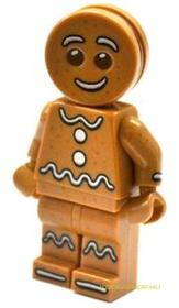 Minifigura 11. sorozat - Mézeskalács ember (kieg.nélkül)