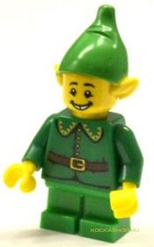 Minifigura 11. sorozat - Karácsonyi manó (kieg.nélkül)