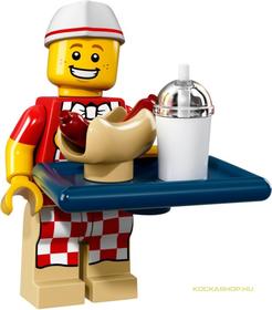 Minifigura 17. sorozat - Hot-dog árus 