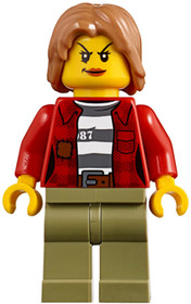 Mountain Police - Crook Female Jacket over 87 Prison Stripes