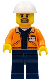 Miner - Equipment Operator with Beard