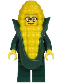 Mayor Fleck - Dark Green Suit Jacket, Corn Cob Costume