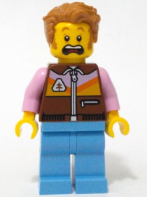 Kempingező minifigura