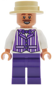 Dapper Dans kvartett tag, lila nadrágban
