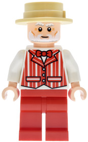 Dapper Dans kvartett tag, piros nadrágban