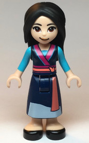 Mulan - sötétkék köntösben