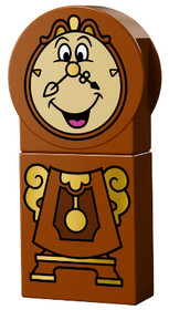 Duplo Figure, Disney Princess, Cogsworth with Gold Pendulum