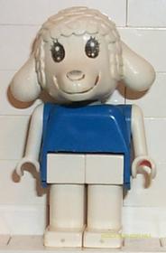 Fabuland Bárány figura 1, használt