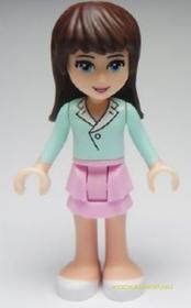 Sophie minifigura, zöldeskék felsőben