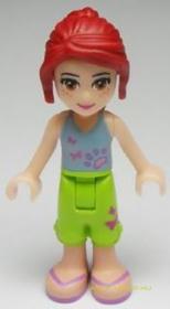 Mia minifigura, lime nadrágban