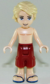 Friends Mason - Dark Red Shorts, Shirtless