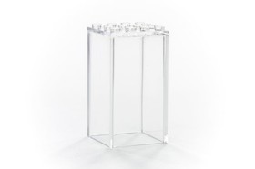 Átlátszó 4x4 Minifigura Kiállító